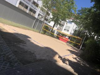 Das Beachvolleyballfeld im REZ  2020 wartet auf Euch!